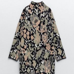 Zara | Sweaters | Zara Floral Jacquard Knit Dress | Poshmark Zara | Sweaters | Zara Floral Jacquard Knit Dress | Poshmark